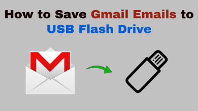 How to Export Gmail Emails to Flash Drive