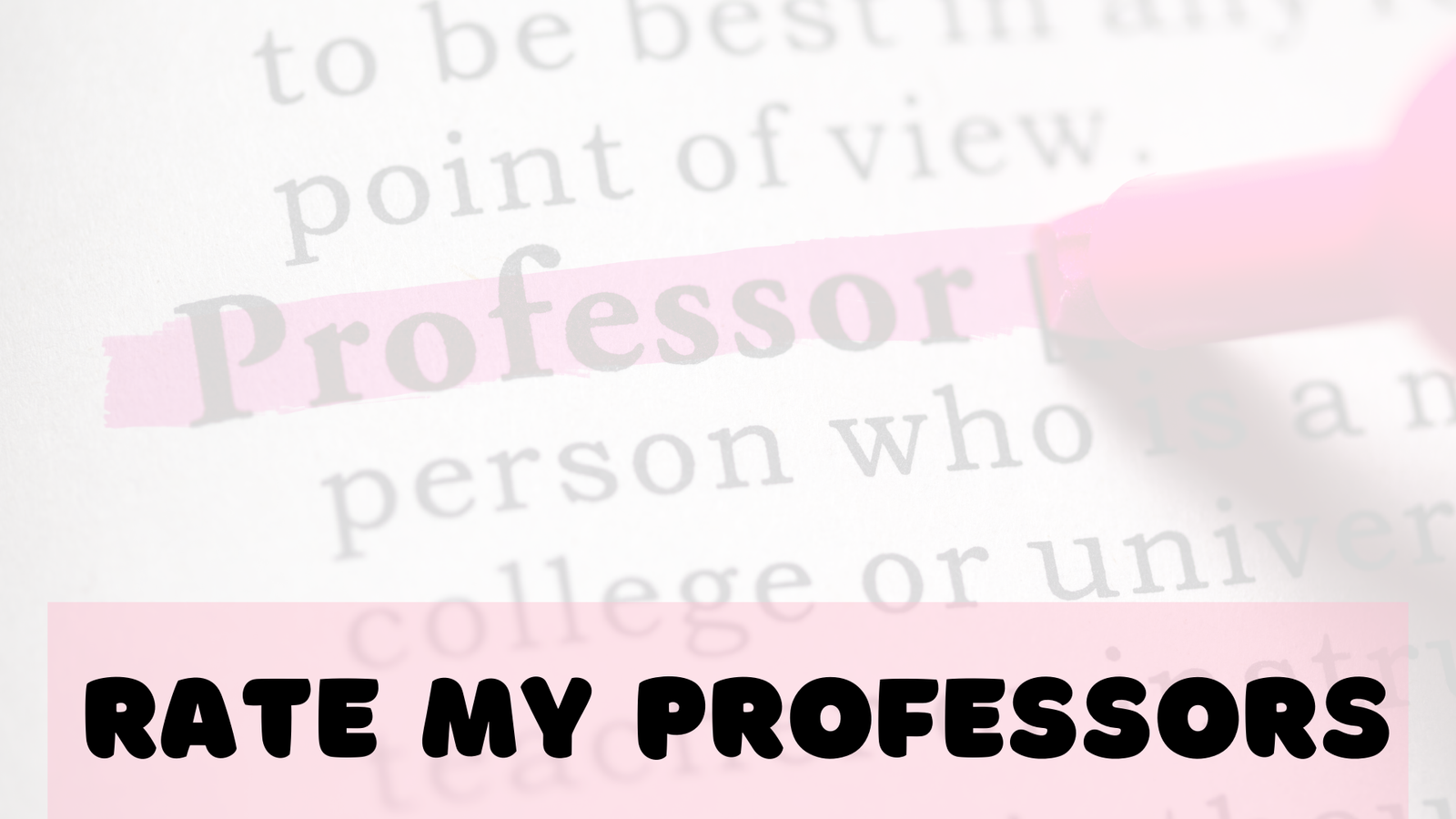 How To Use Rate My Professors Site? - Education - Business Hear