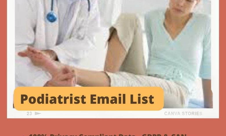 Podiatrist Email List