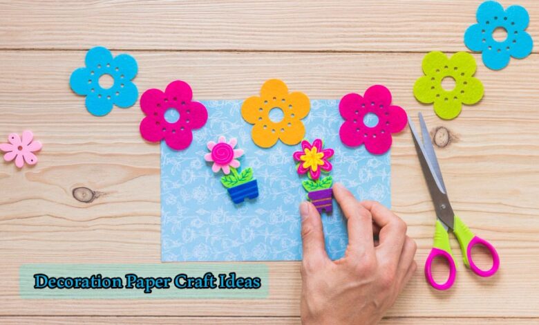 Homemade Paper Craft Ideas for Wall Decoration